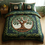 3-piece quilted bedding set - Tree of Life — view 2