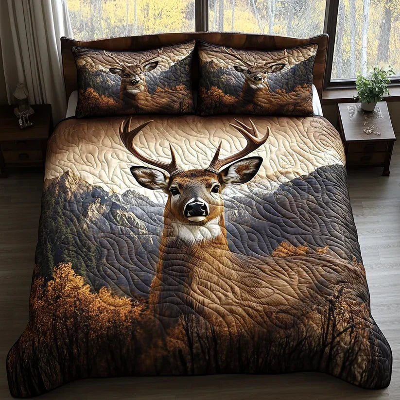 3-piece quilted bedding set - Forest animals — view 5