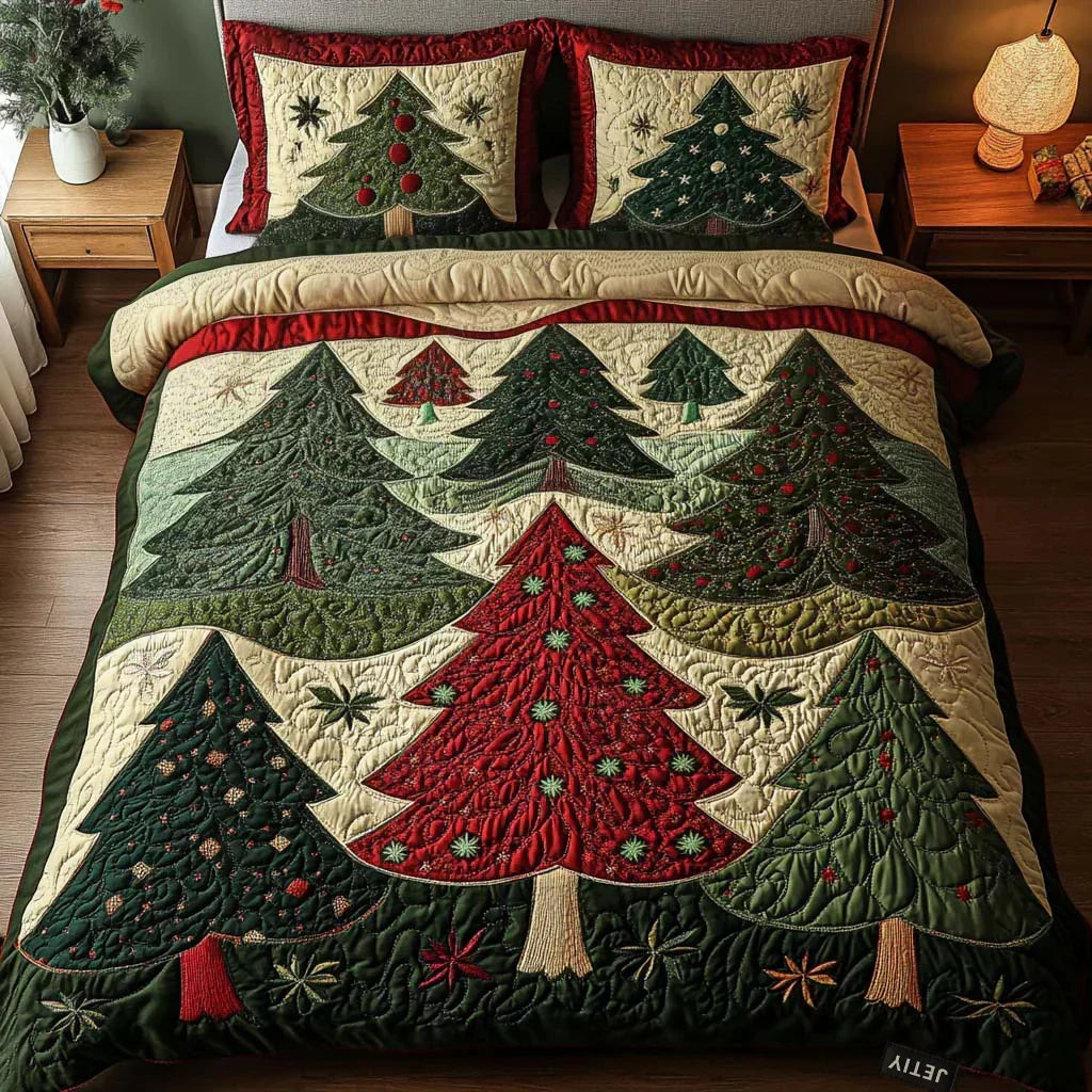 3-piece quilted bedding set - Les Radosti — view 1