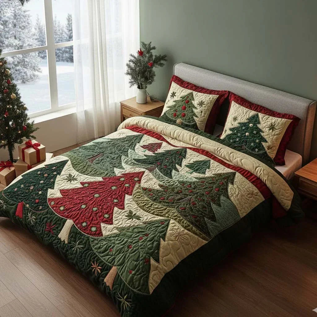 3-piece quilted bedding set - Les Radosti — view 2
