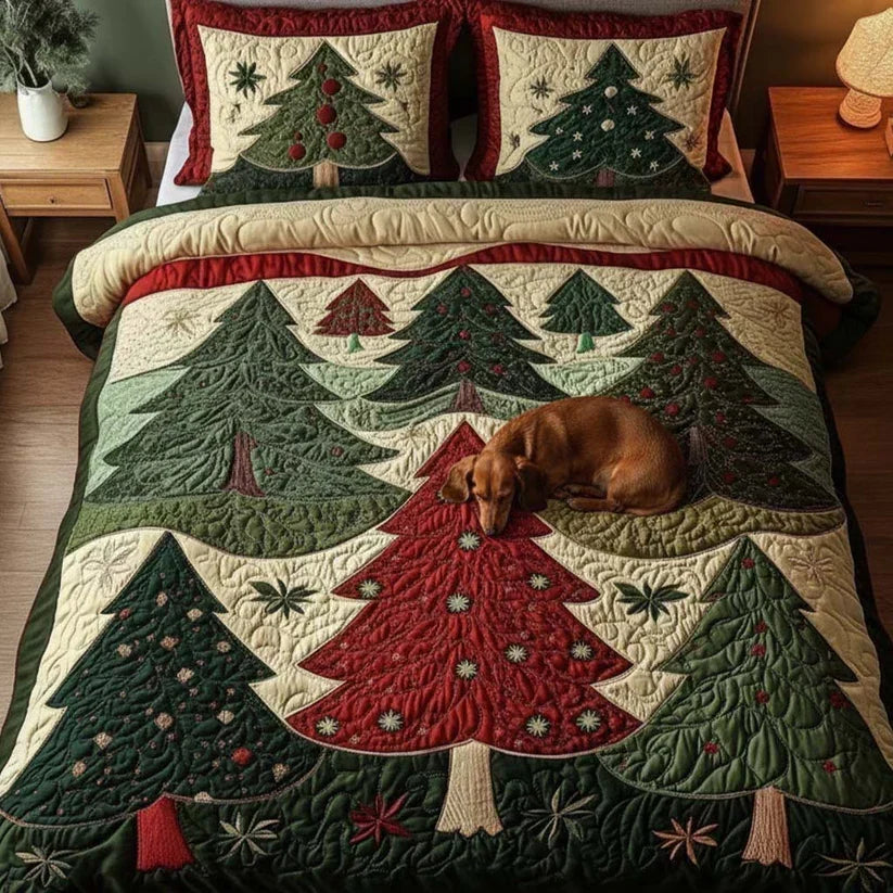 3-piece quilted bedding set - Les Radosti — view 4