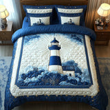 3-piece quilted bedding set - Lighthouse Breeze — view 1