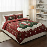3-piece quilted bedding set - Santa’s Workshop — view 3