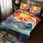 3-piece quilted bedding set - Sunny magic — view 2