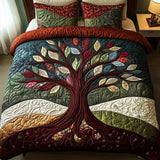 3-piece quilted bedding set - Hug nature — view 1