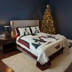 3-piece quilted bedding set - Snow Friends — view 3