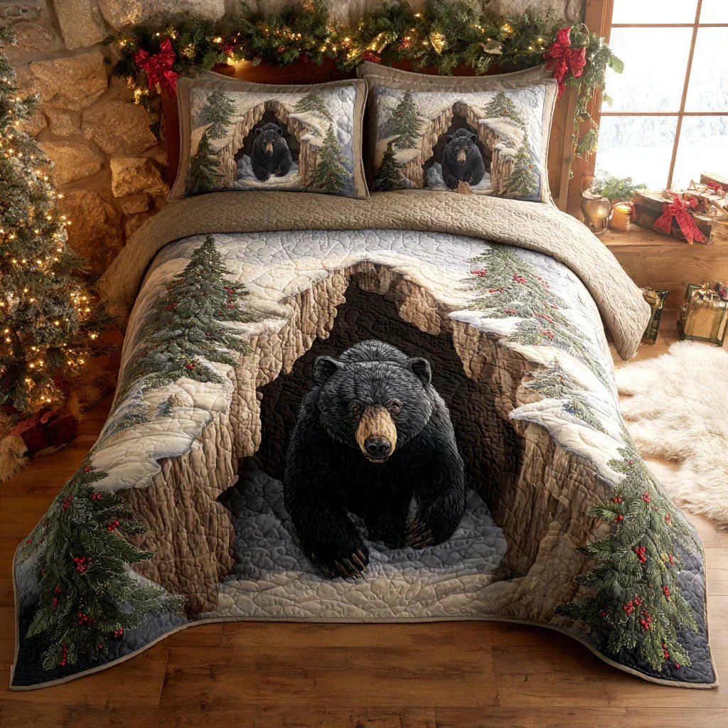 3-piece quilted bedding set - Summer shelter — view 1