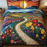 3-piece quilted bedding set - Sunbeam — view 1