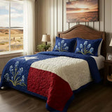 3 Piece Quilted Bedding Set - Stolz Texas — view 2