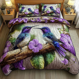 3-piece quilted bedding set - Bird protection — view 1