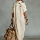 Aaliyah - Embroidered Shirt Dress — view 3
