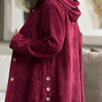 Abigail - Corduroy Hooded Cardigan — view 3