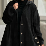 Abigail - Corduroy Hooded Cardigan — view 5