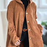 Abigail - Corduroy Hooded Cardigan — view 7