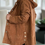 Abigail - Corduroy Hooded Cardigan — view 8