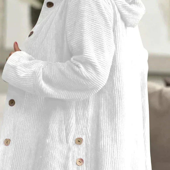 Abigail - Corduroy Hooded Cardigan — view 9