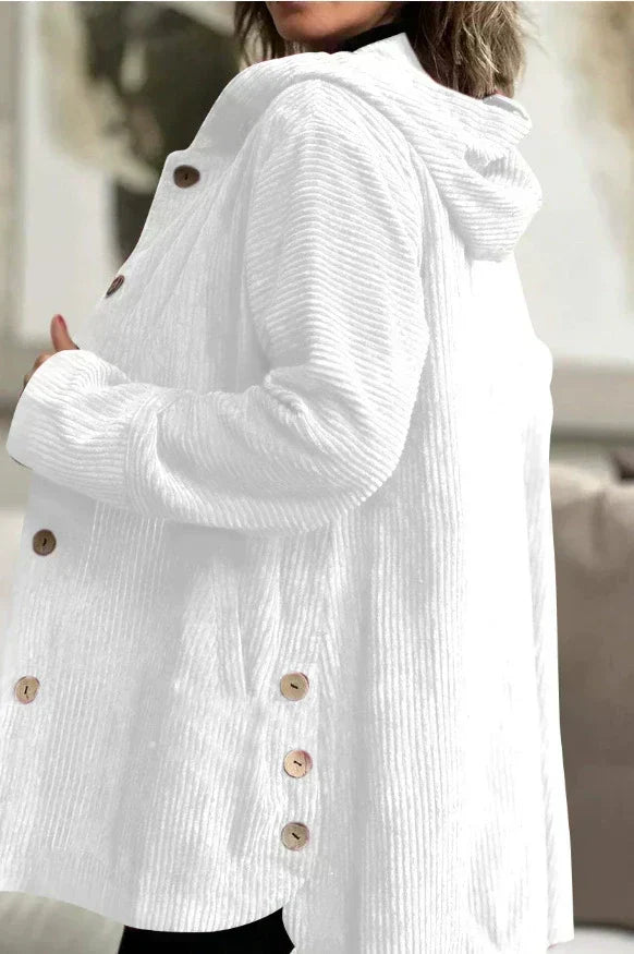 Abigail - Corduroy Hooded Cardigan — view 9
