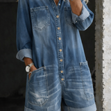 Abigail - casual overall shorts — view 2