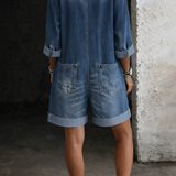 Abigail - casual overall shorts — view 3