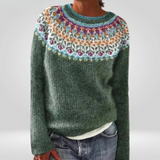 Abigail - Retro Knitted Sweater — view 1
