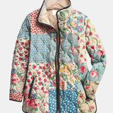 Abigail - Floral Patchwork Quilted Jacket — view 1