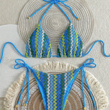 Adalynn - Crochet Look Triangle Bikini — view 1