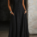 Adalynn - long denim dress — view 4