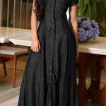 Adalynn - long denim dress — view 5
