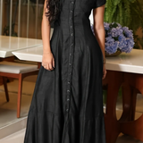Adalynn - long denim dress — view 5