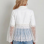Addison - Lace panel jacket — view 2