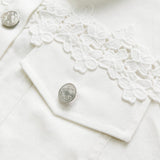 Addison - Lace panel jacket — view 5