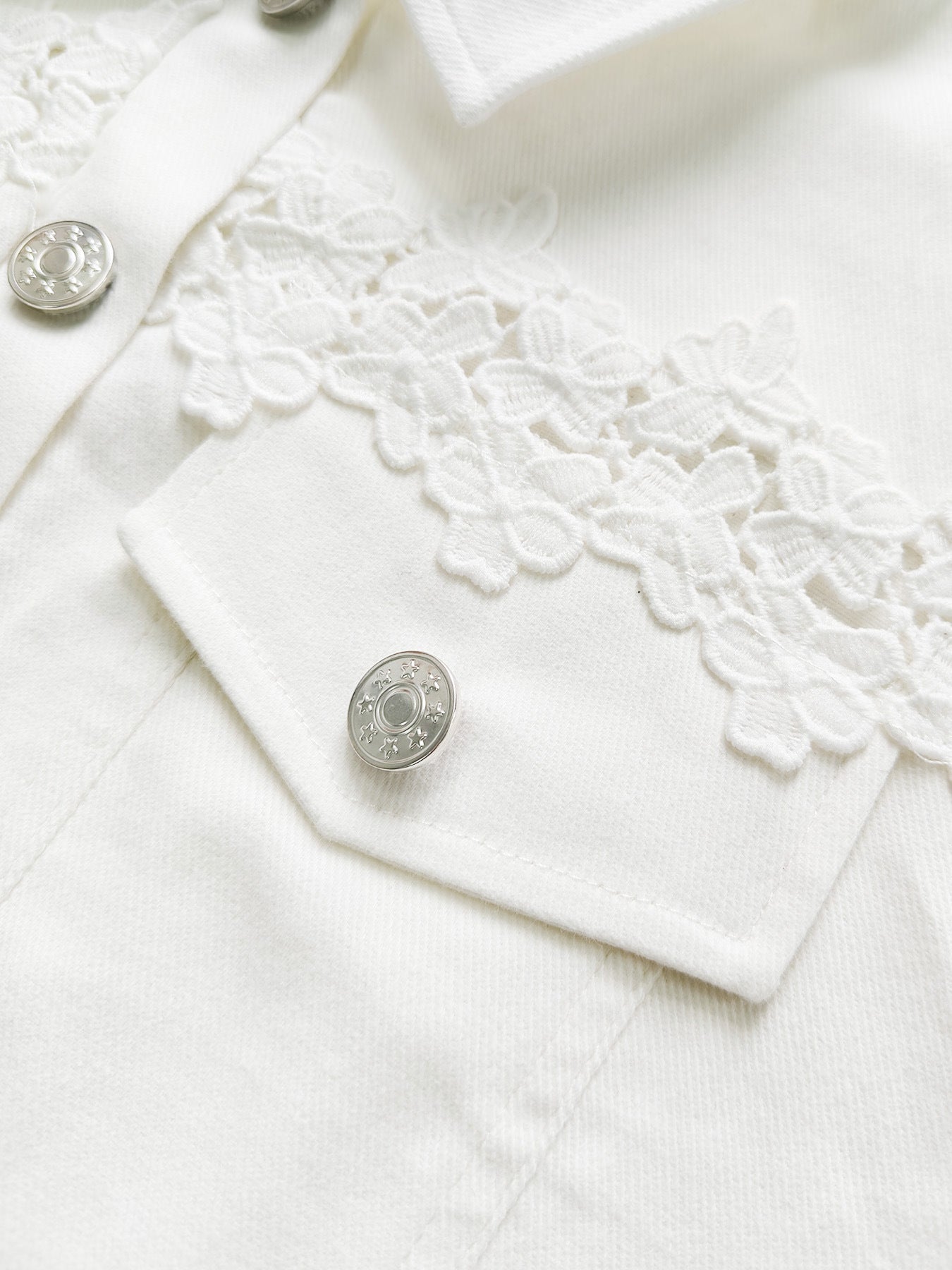 Addison - Lace panel jacket — view 5