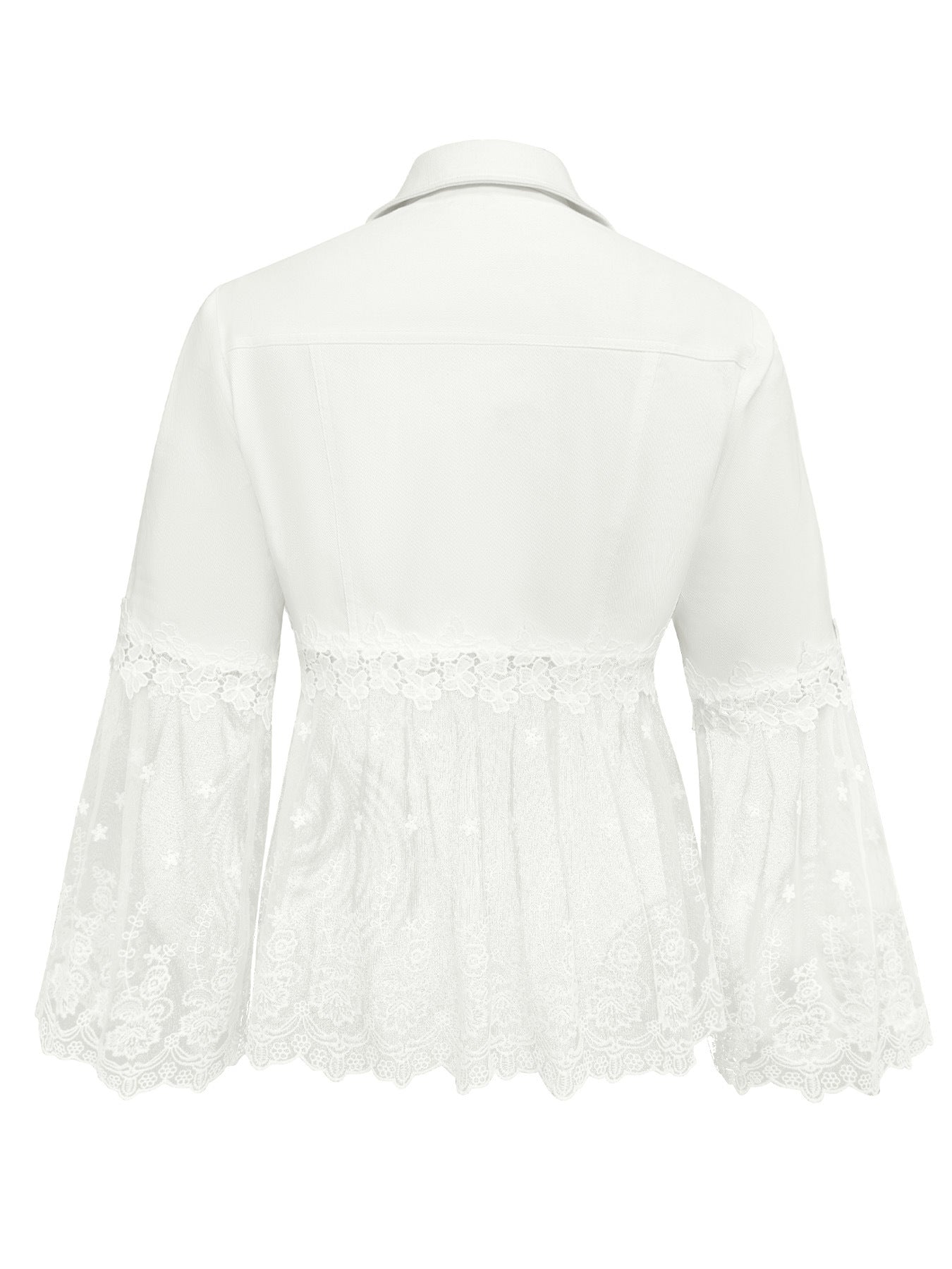 Addison - Lace panel jacket — view 6