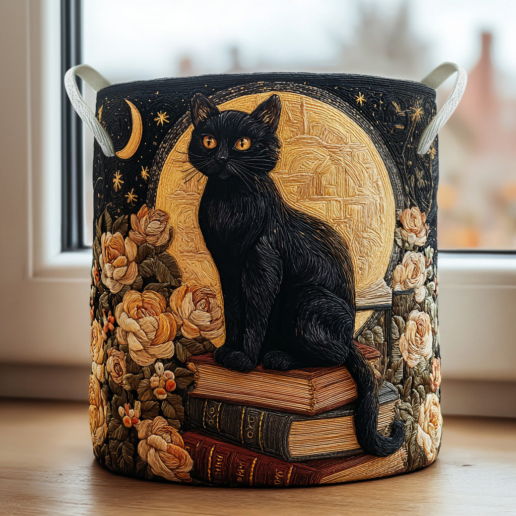 Quilted laundry basket — Starlit Paws