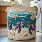 Quilted laundry basket — Spirit of the Sea
