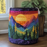 Quilted laundry basket — Golden Peaks