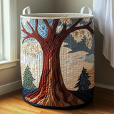 Quilted laundry basket — Rooted Light