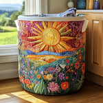 Quilted laundry basket — Bright Horizon