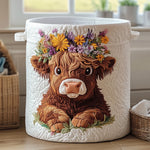 Quilted laundry basket — Cosy Calf