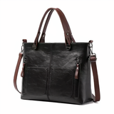 Alexandra - Iconic Retro Polyurethane Faux Leather Crossbody Handbag — view 8