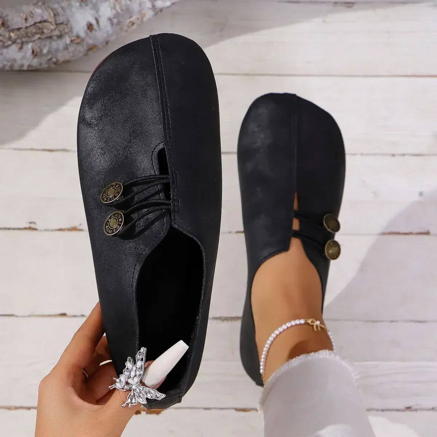 Alexandra - soft slip-on shoes — view 2