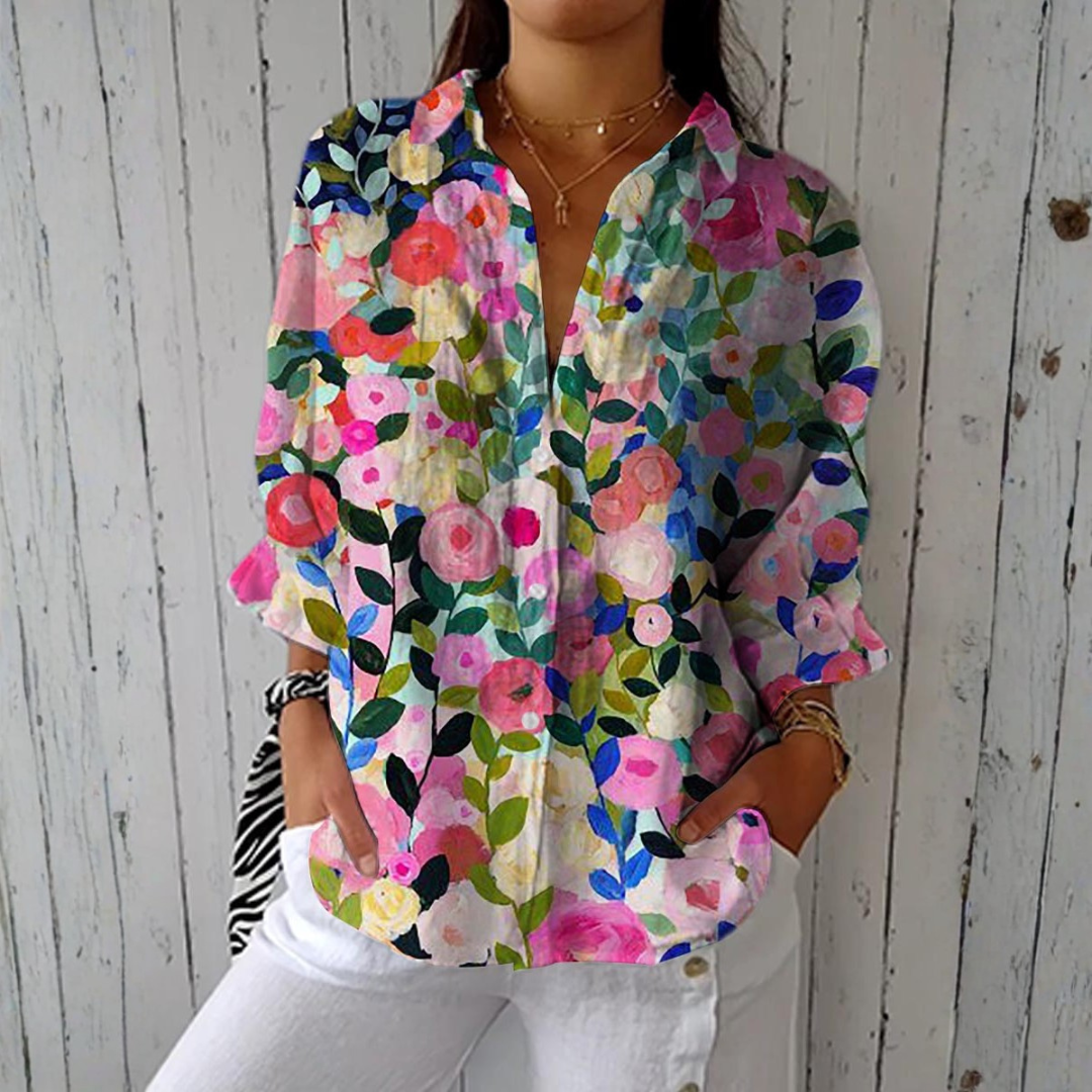 Alexis - floral print shirt — view 1