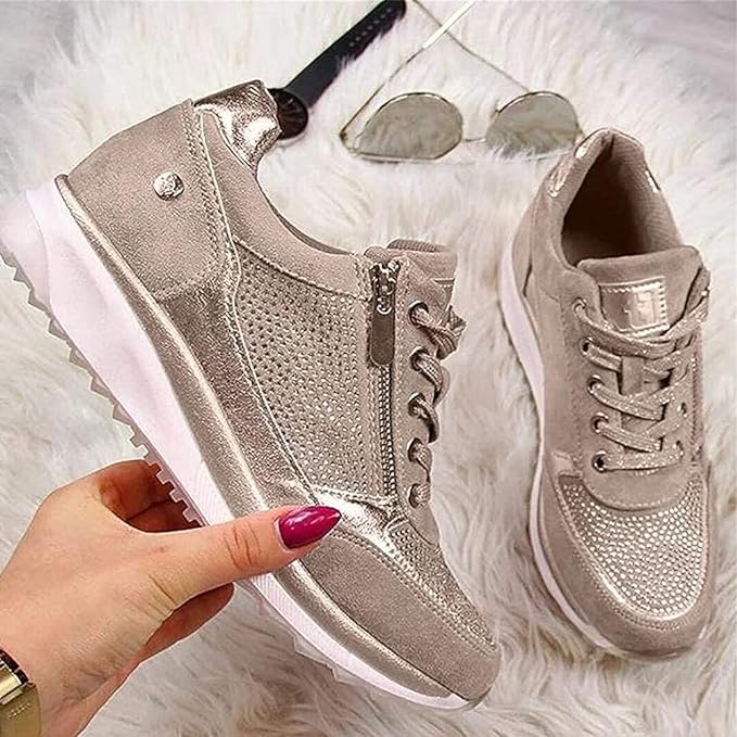 Alice - Zip Up Sneakers — view 3