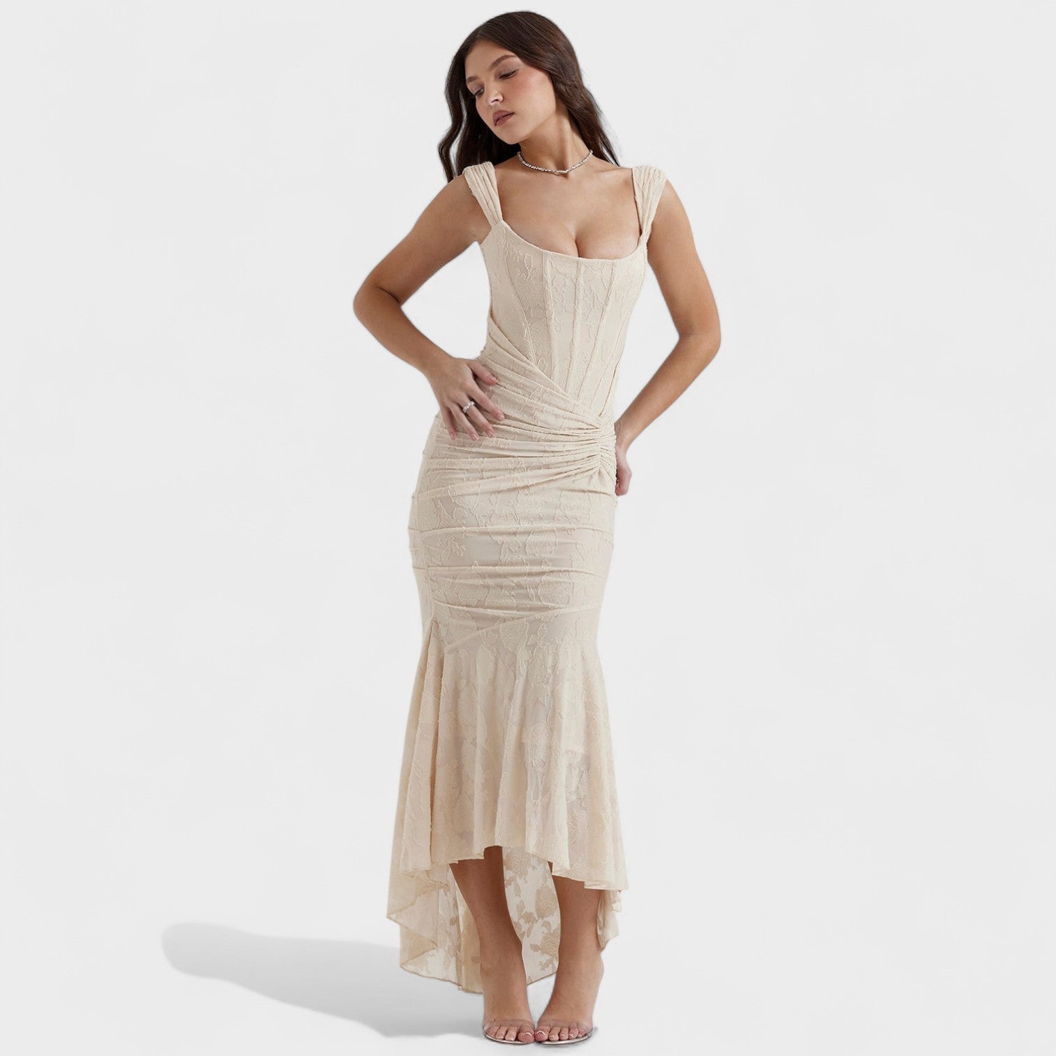 Allison - sculptural silhouette dress — view 2