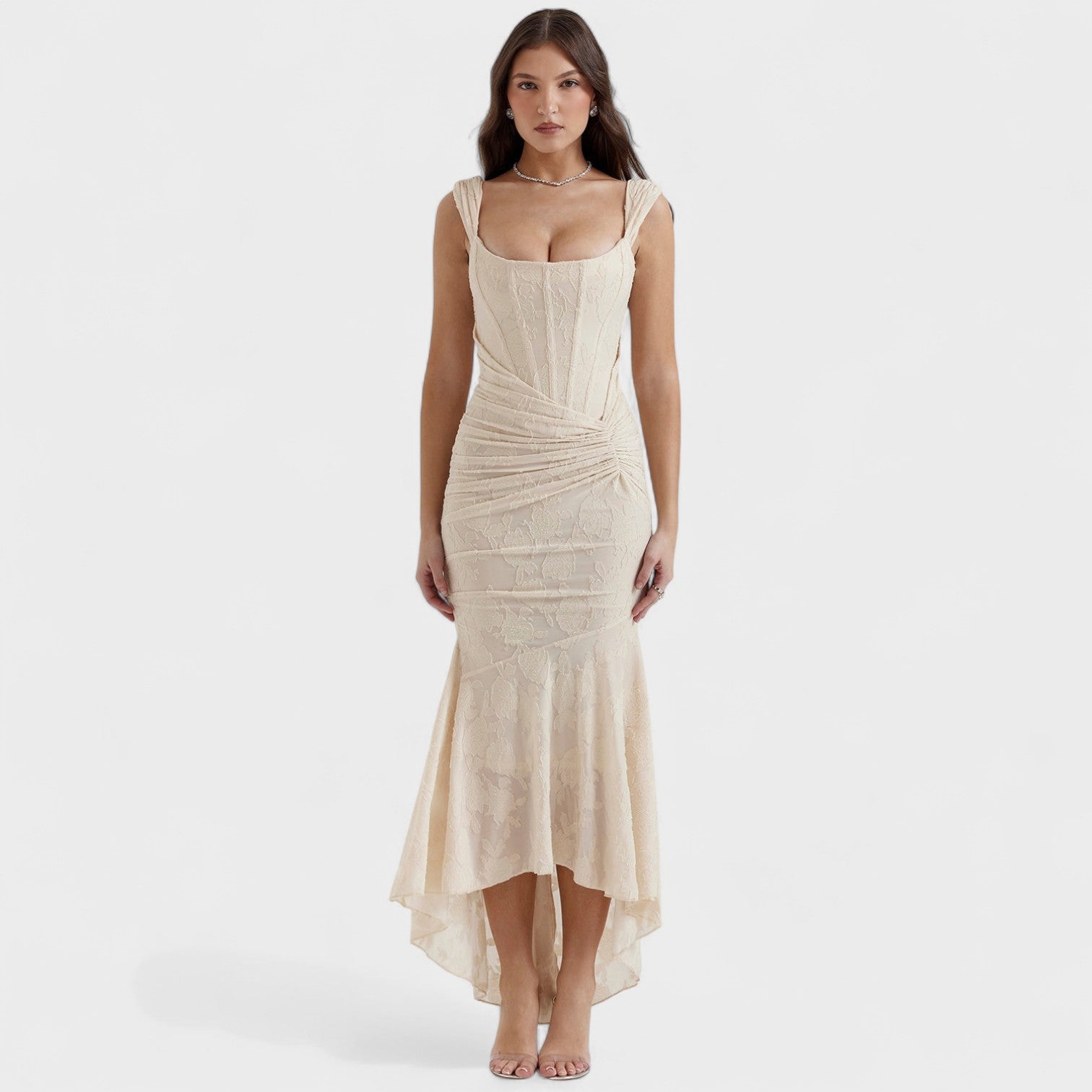 Allison - sculptural silhouette dress — view 6