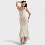 Allison - sculptural silhouette dress — view 12