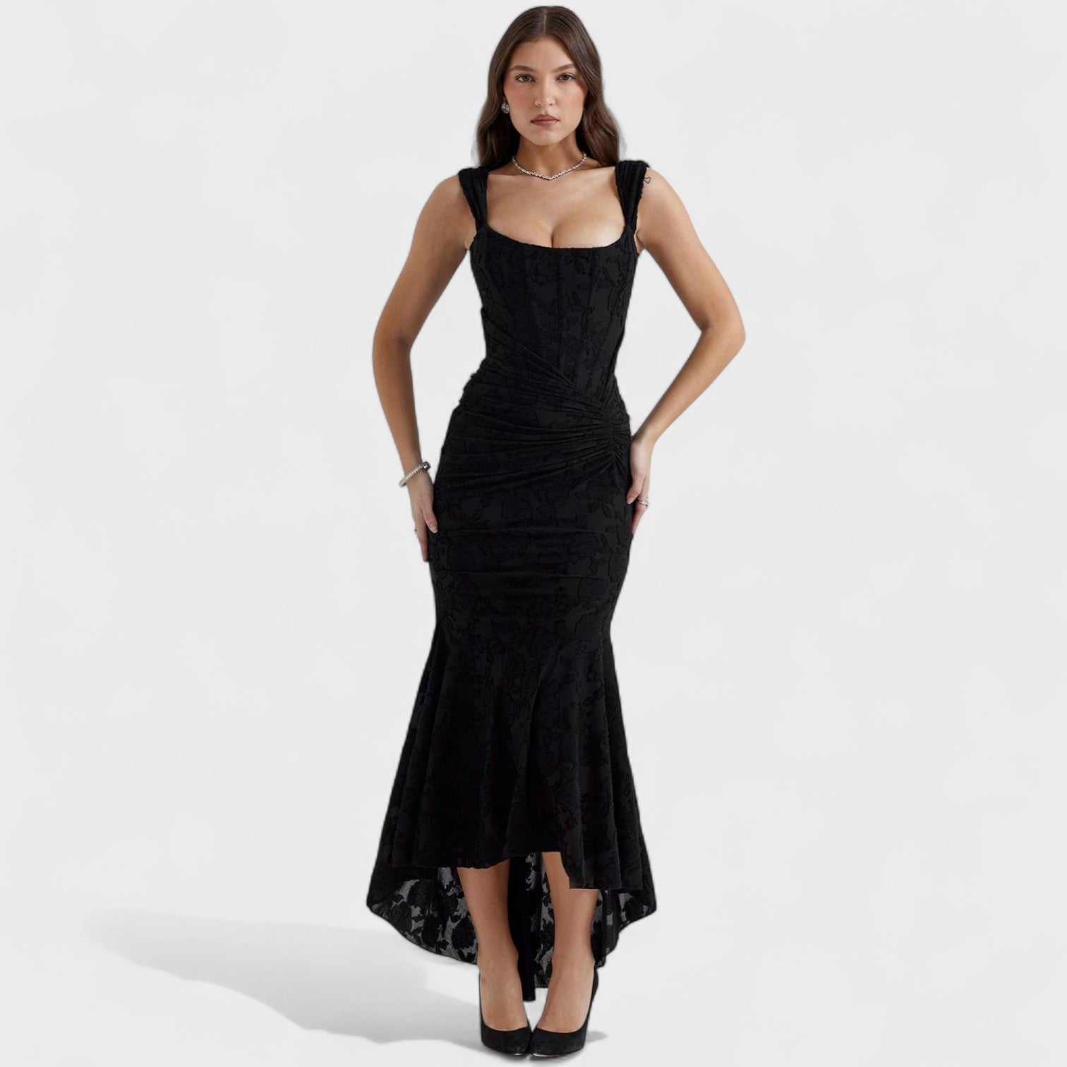 Allison - sculptural silhouette dress — view 22