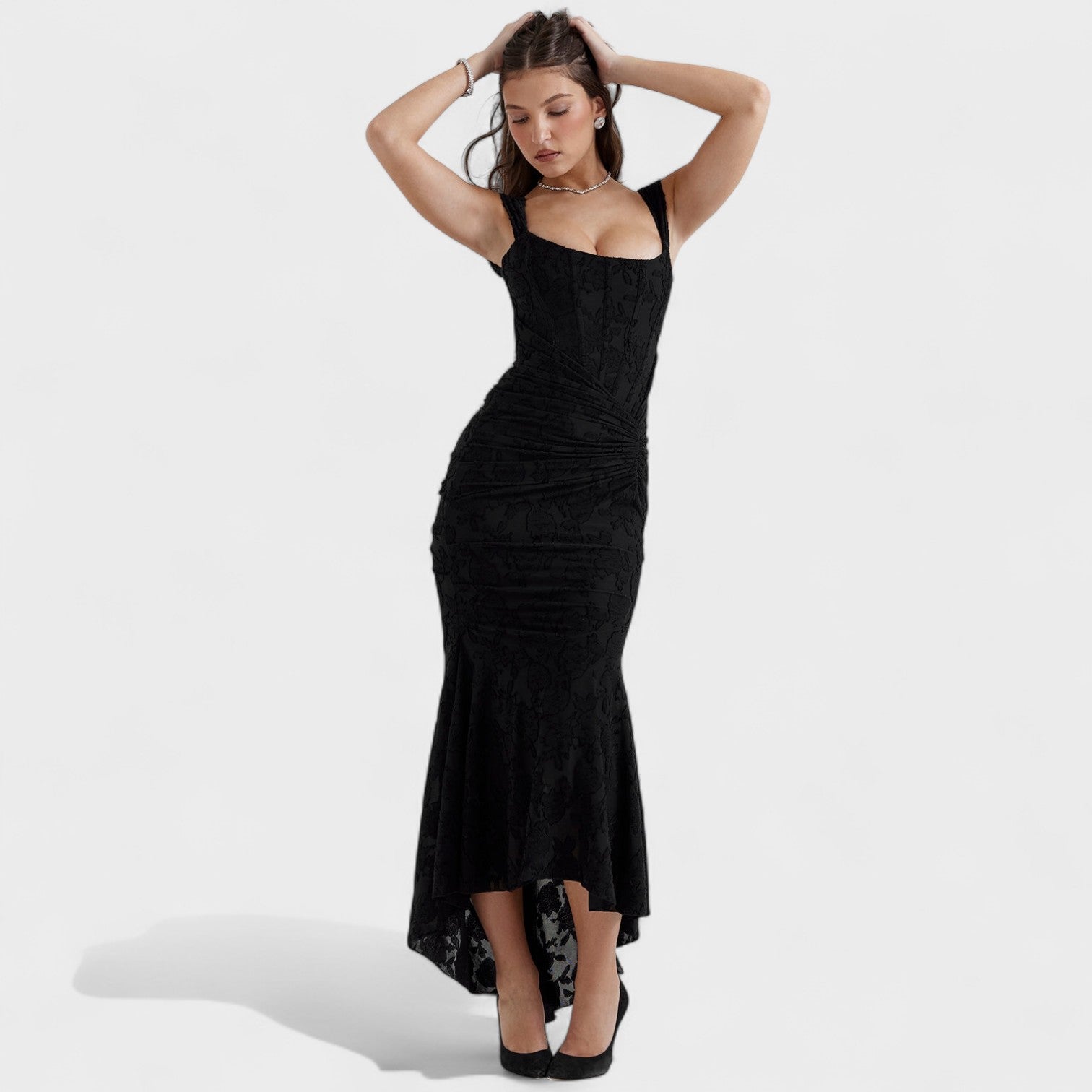 Allison - sculptural silhouette dress — view 23