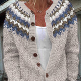 Alyssa - Retro Icelandic Cardigan — view 2