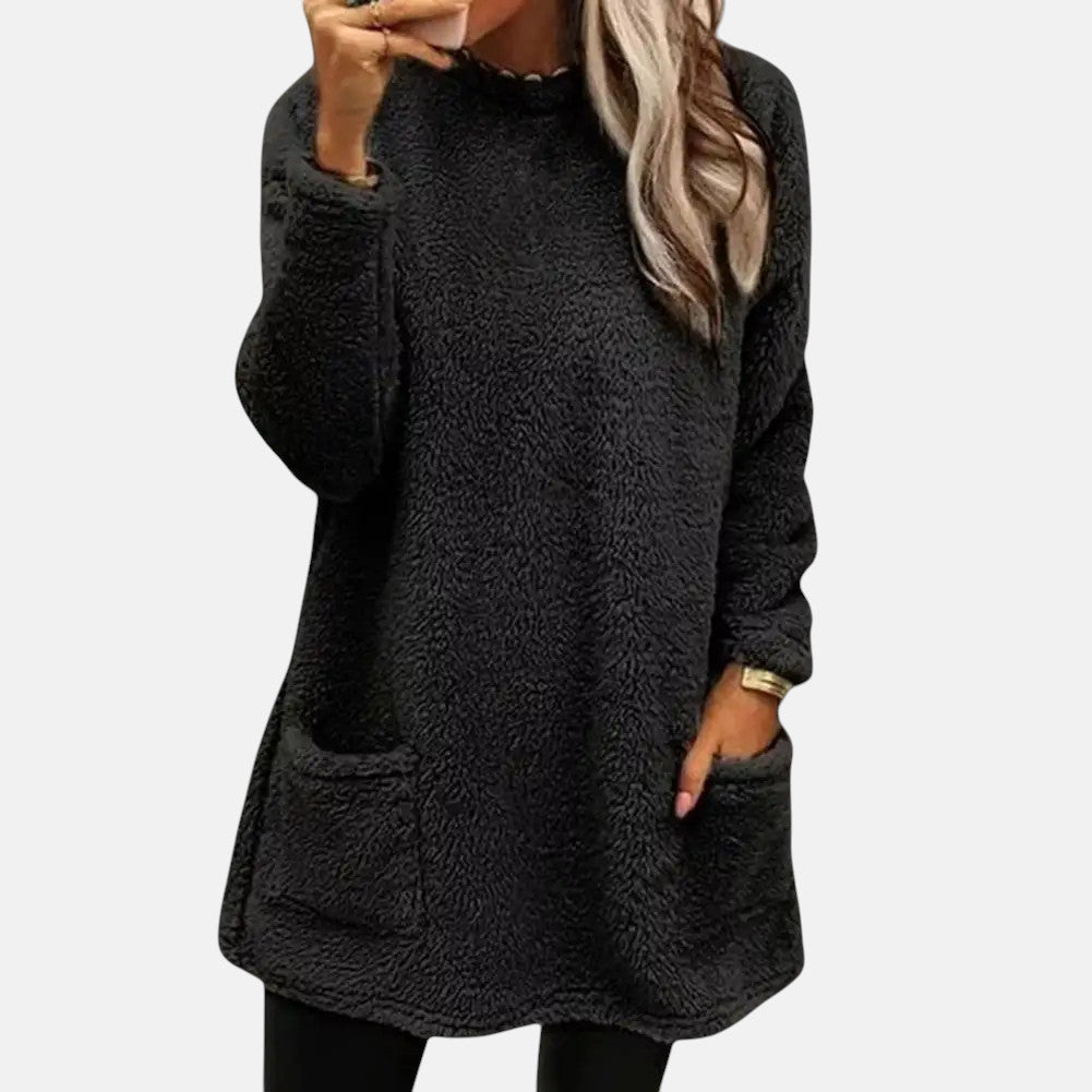 Amanda - mid length sweater — view 1